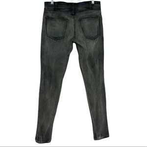 Current Elliott Size 28 Black Distress Skinny Jeans